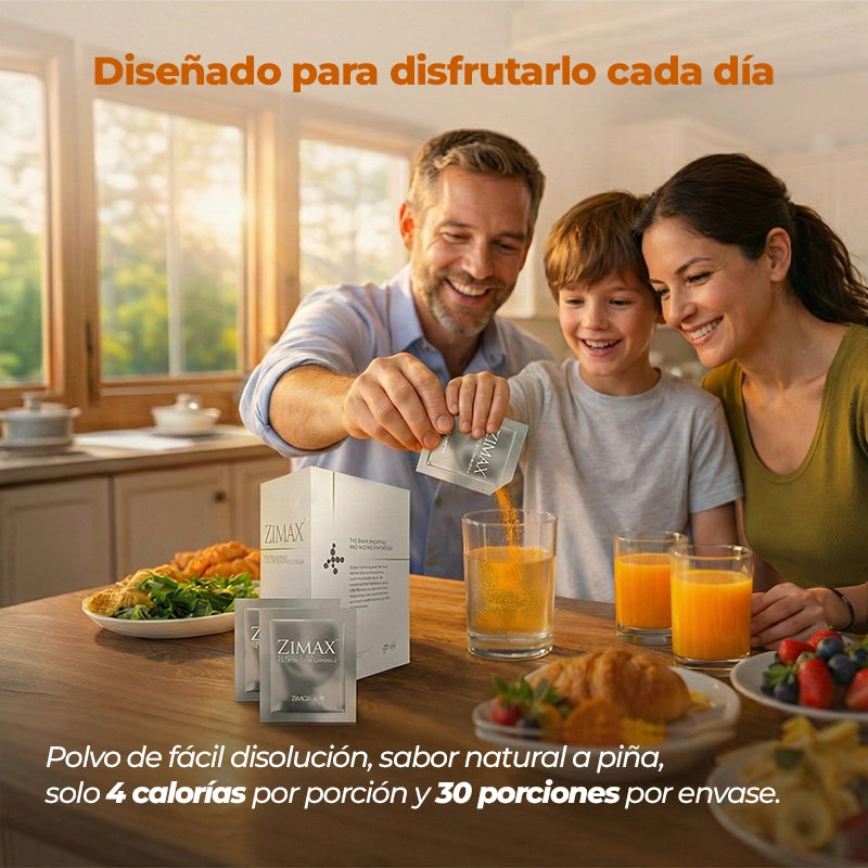 2 Zimax® Sobres + Tumbler Cup Gratis*