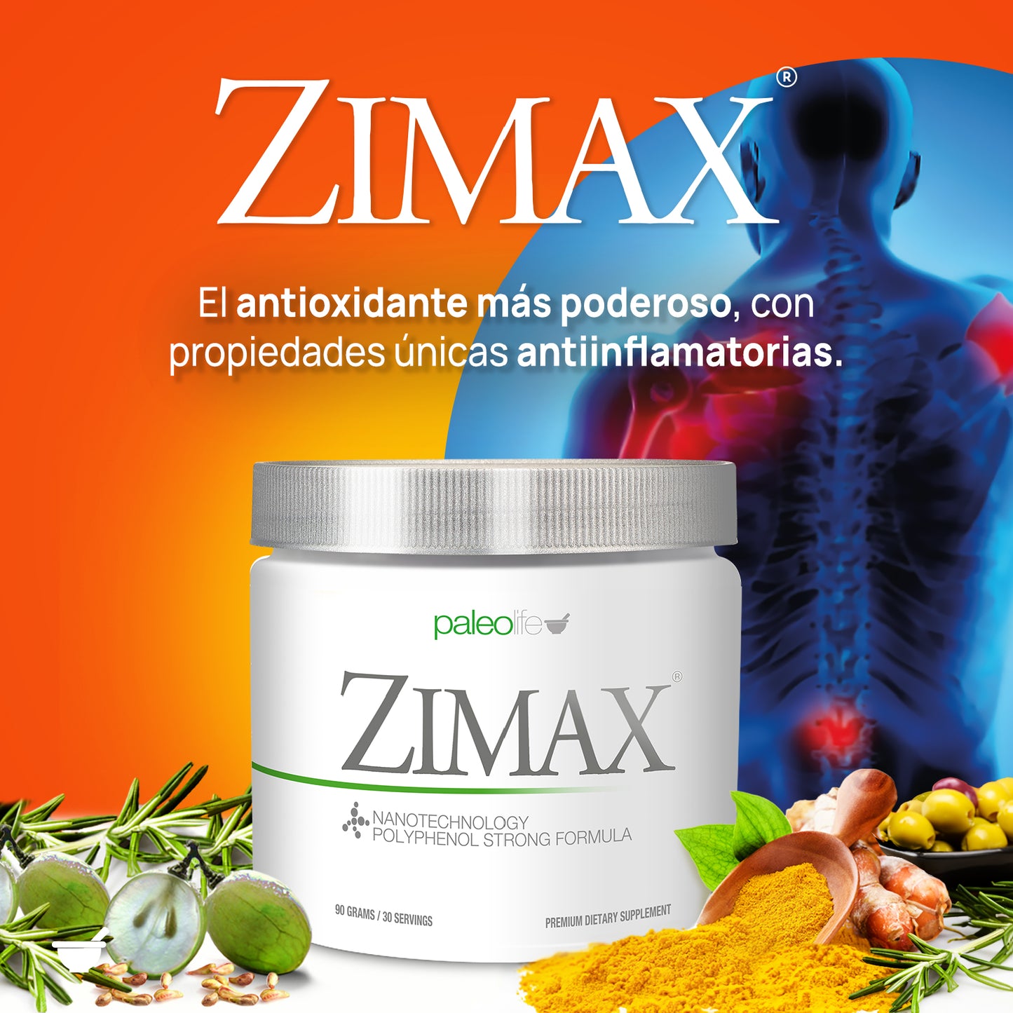 Zimax® antioxidante envase